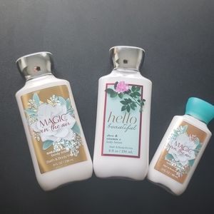 Bath and body works 2 full size, 1 travel